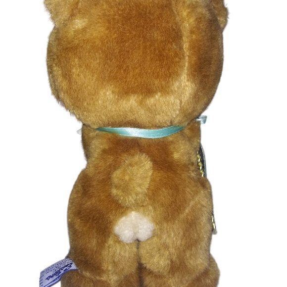 VTG EMOTIONS MATTEL Vinyl Face Stuffed Bear Holding I LOVE YOU HEART Plush 1984 - Picture 2 of 7